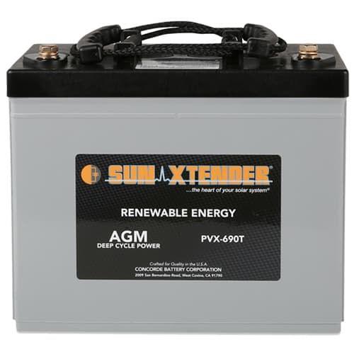 Sun Xtender, PVX-690T, AGM Deep Cycle Solar Battery