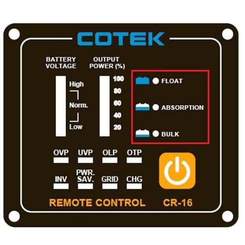 Cotek, CR-16B, Remote w/ 25" Foot Cable