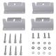 AIMS Power, PVALBRACKET, Solar Panel Z Bracket Mounting Kit 4 Piece Set