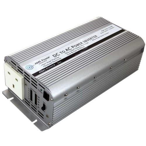 AIMS Power, PUK125012230W, 1250 Watt Power Inverter UK Plug 230 Volt European 12 Volt
