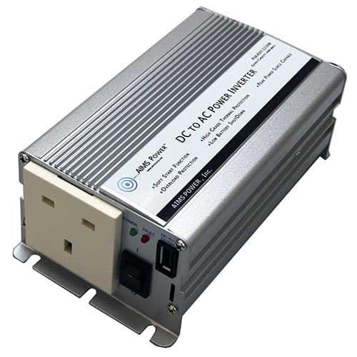 AIMS Power, PUK40012230W, 400 Watt Power Inverter UK Plug 230 Volt European with Cables 12 Volt