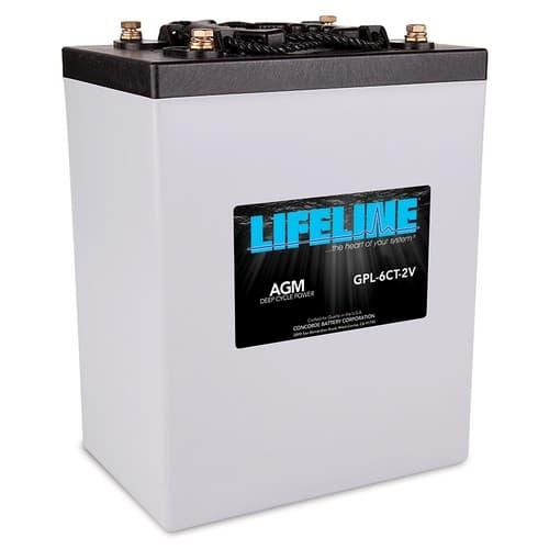 Lifeline Batteries, GPL6CT-2V, AGM Battery