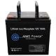 AIMS Power, LFP12V50AB, Lithium Battery 12V 50Ah LiFePO4 Lithium Iron Phosphate with Bluetooth Monitoring