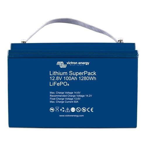 Victron Energy, BAT512110710, Lithium SuperPack 12, 8V/100Ah (M8) High Current
