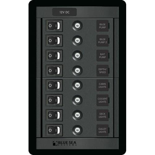 Blue Sea Systems, 1457, 8 Position Switch CLB Vertical