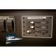 Blue Sea Systems, 8025, Traditional Metal DC Panel - 3 Positions