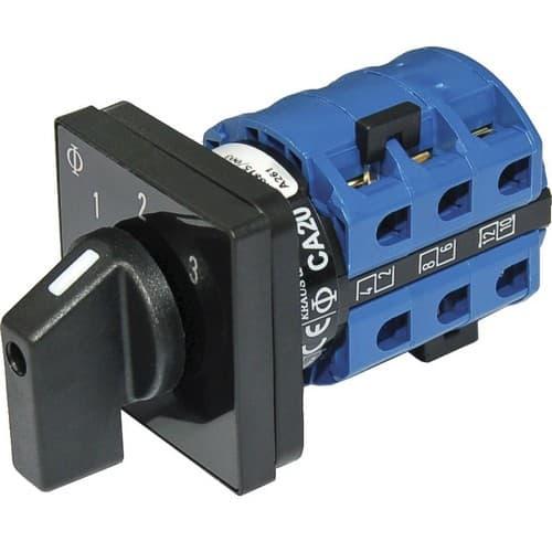 Blue Sea Systems, 9010, AC Rotary Switch - OFF + 3 Positions 120V AC 30A
