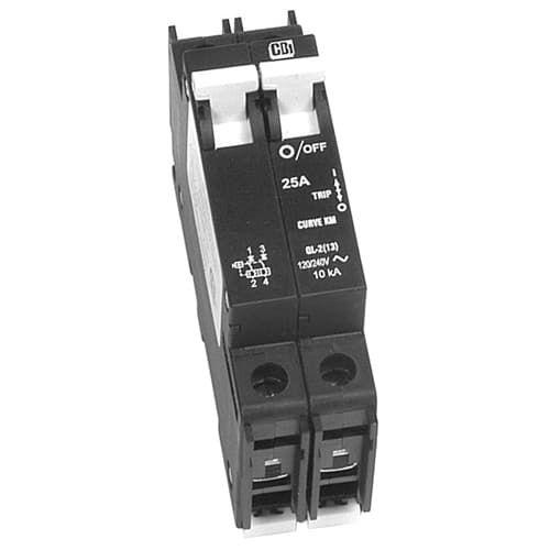 Outback Power, DIN-60D-AC-480, 60 Amp 277/480 VAC 50/60 Hz Dual Pole 1.0" (26mm) wide