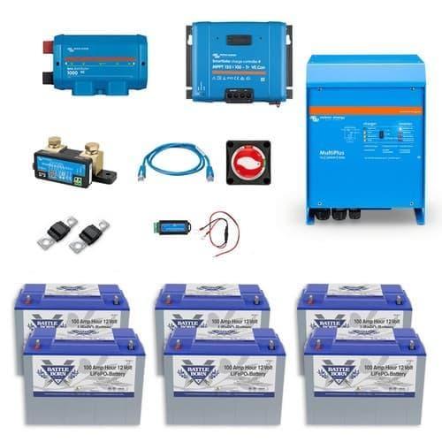 Battle Born Batteries, SB12600, Sailboat 12V Kit - 600Ah