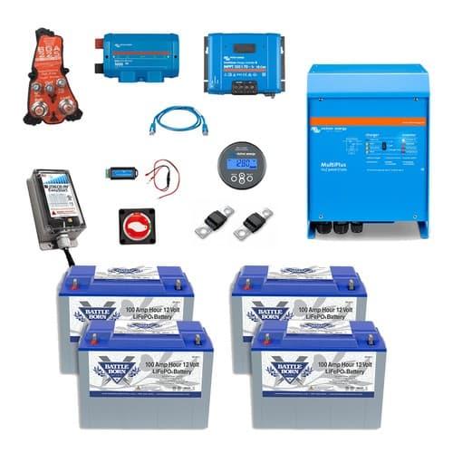 Battle Born Batteries, TW30400, Towable 30A Kit - 400Ah