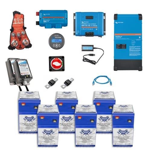 Battle Born Batteries, TW50600GC2, Towable 50A GC2 Kit - 600Ah