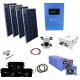 AIMS Power, KITD-4KW12V760W, 760 Watt Solar With 4000 Watt Pure Sine Power Inverter Charger 12 Vdc 120Vac