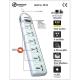 Krieger, KR136, 6 Outlet 220v Universal Surge Protector
