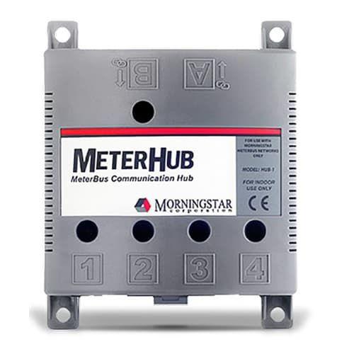 Morningstar, HUB-1, MeterHub For use with: PS-MPPT, SS-MPPT TS, TS-MPPT, TS-M-2, TS-RM-2 or RD-1 (Relay Driver)