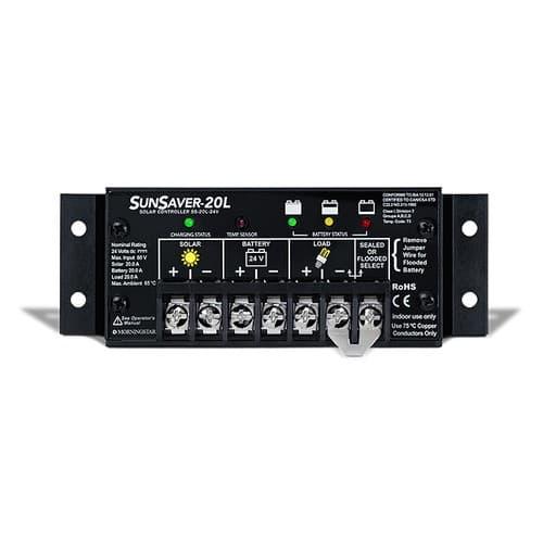 Morningstar, SS-10L-24V, SunSaver-10 amp with LVD (24V)