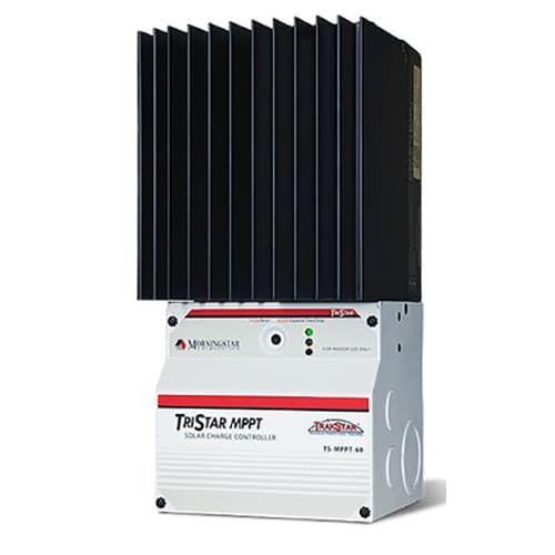 Morningstar, TS-MPPT-45, TriStar MPPT-45 amp, 12/24/36 or 48V, includes RTS