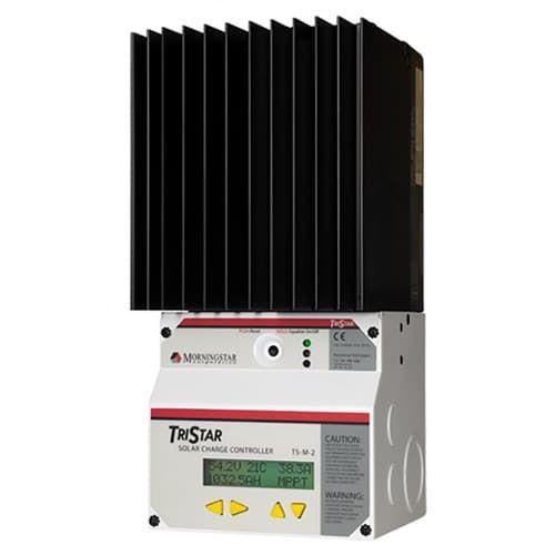 Morningstar, TS-MPPT-60M, TriStar MPPT-60 amp with Meter, 12/24/36 or 48V, includes RTS