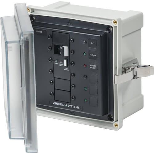 Blue Sea Systems, 3121, Enclosure SMS Panel 230VAC ELCI 16A