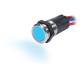 Blue Sea Systems, 4181, 15A Push Button Backlit Switch OFF-(ON)