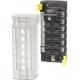 Blue Sea Systems, 5052, ST CLB Circuit Breaker Block - 6 Position with Negative Bus
