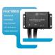 AIMS Power, SCC11ARPM, Solar Charge Controller Waterproof 11 Amps with Cables