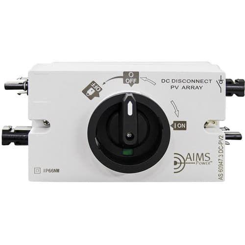 AIMS Power, DC1200V32A, Solar PV DC Quick Disconnect Switch 1200V 32 Amps