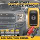 Krieger, KRJ1000, 1000A Car Jump Starter, 12-Volt Power Bank Lithium Battery, Portable Booster Pack, Jump Start Engines up to 6.0L Gas 3.0L Diesel, Wireless Charger, USB 3.0 QC Port - ETL Certified