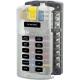 Blue Sea Systems, 5026, ST Blade Fuse Block - 12 Circuits with Negative Bus and Cover