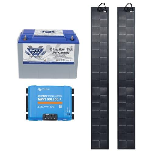 Battle Born Batteries, BBS17050C, 340W 100Ah Kit C