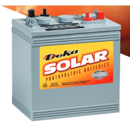 MK Battery, 8GGC2-DT-DEKA, 6V, 180AH, 20 HR Rate to 1.75 VPC, Photovoltaic Battery