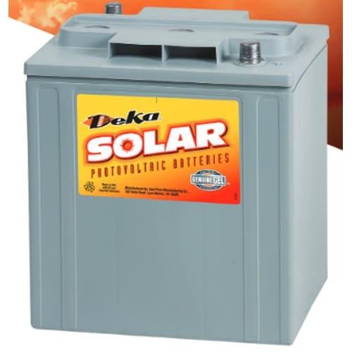 MK Battery, 8GTE35-AP-DEKA, 6V, 196AH, 20 HR Rate to 1.75 VPC, Photovoltaic Battery