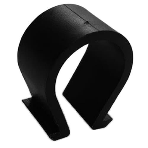 K2 Systems, 4005394, Wire Management Clip, Omega, Black