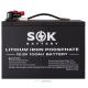 Sok Battery, SK12V100H, SOK 12V100Ah LiFePO4 Battery Bluetooth&Built-in heater