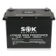 SOK Battery, SK12V100P, 12V 100AH, PLASTIC BOX, with Bluetooth