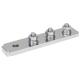 Expion360, EX-TBlock-KT, E360 500 A Nickel-Plated Copper Multi Terminal Bus Bar