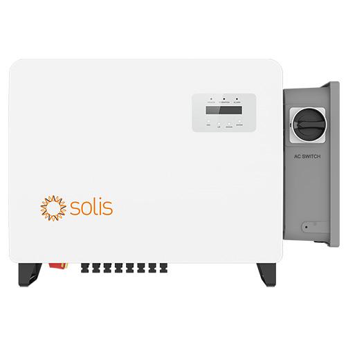 Solis Inverters, S6-GC25K-US-RSS, 25kW Three Phase Three MPPT w/ AFCI w/TIGO TX - 10 Year Standard Warranty (NS)