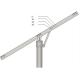 AIMS Power, PV-6X250POLE, Single Pole Mount Rack For Pv Solar Panels Heavy Duty - Fits 6 Panels