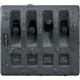 Blue Sea Systems, 4305, WeatherDeck 12V DC Waterproof Switch Panel - 4 Position