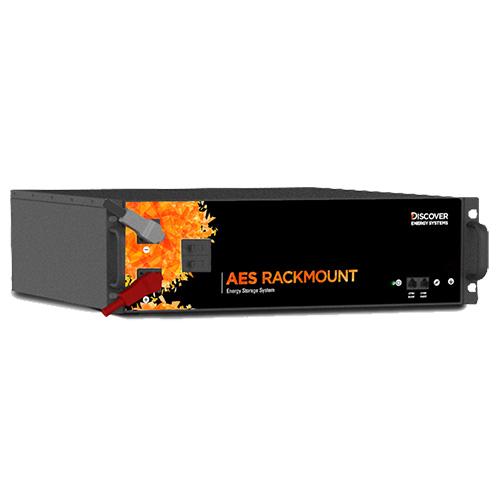 Discover Battery, 48-48-5120, Aes Rackmount Ess Battery Module 5.0 KWh 51.2V 100 Ah - 3U 19 Inch