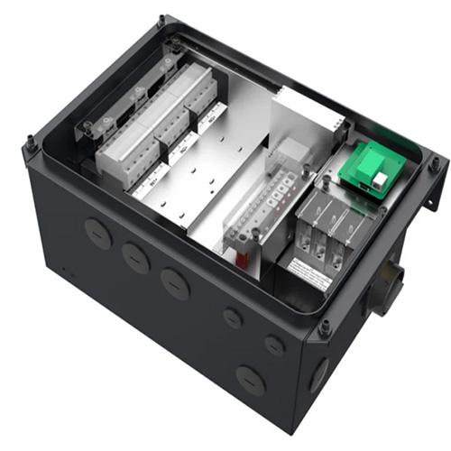 Yaskawa Solectria Solar, PVI-36-50-60TL-WB-AP, Wiring Box for PVI 36(V2)/50/60TL Transformerless Inverter, 15 Fused Inputs (5 per Zone), 20A fuses included [MUST ORDER INVERTER TOP BOX], includes PLC transmitter and bleed-down circuit for Module-Level Rapid Shutdown with APsmart receivers (RSD-APS, RSD-APS-Q, RSD-APS-D20).