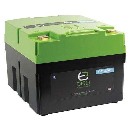 Expion360, EX-EX1-12450-B, E360 12.8V 450Ah LiFePO4 Deep Cycle Battery with Bluetooth.