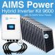 AIMS Power, KITHY96SOL330, KIT Hybrid Inverter Charger & Solar Panels 9.6 kW Inverter Output | 9900 Watt Solar Panels