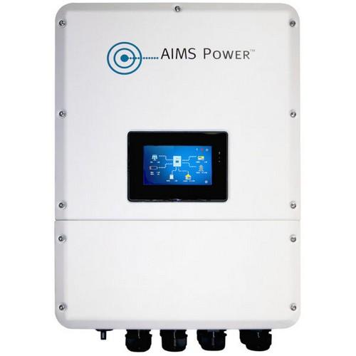 AIMS Power, KITHY46230BAT, KIT Hybrid Inverter & Lithium Battery Cabinet - 4.6 kW Output 6.9 kW Solar Capacity | 22,114 Watt Hours Battery Cabinet