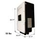 AIMS Power, KITHY4612BATSOL330, KIT Hybrid Inverter Charger, Battery Bank & Solar Panels 4.6 kW Inverter Output | 28,800 Watt Hour Battery Bank | 4620 Watt Solar Panels 