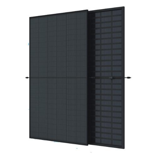 Trina Solar, TSM-405NE09RC.05, 405W Bifacial PV Module, PV Wire 1100mm (~43"), MC-4 EVO2 Connector, 30mm Black Frame with Black Back-Sheet, BOB, 144 1/3 Cell, 25A Fuse, 1500VDC, 380.9 PTC, 25/25 Warranty