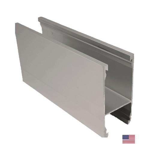 SnapNrack, 232-02542-USA, Ground Rail, 172", Mill (USA)