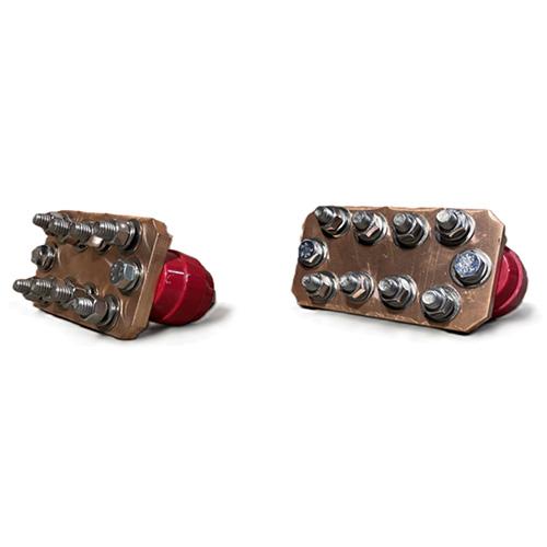 Blendtron, DCB-15, 2.75" W X 5" L X .375" Thick Copper DC Combiner Buss Bar UL Pending 1 set (2 units)