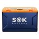Sok Battery, SK12V314PH, PLASTIC BOX, with Blutooth, Heater PAD, Victron Communication