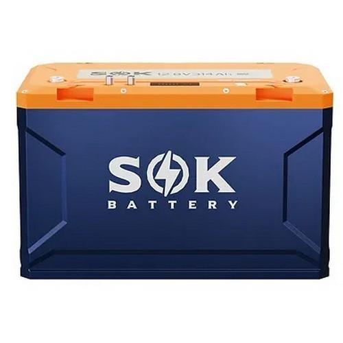 Sok Battery, SK12V314PH, PLASTIC BOX, with Blutooth, Heater PAD, Victron Communication