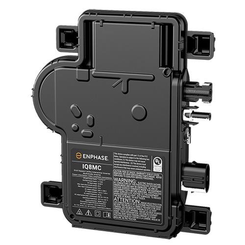 Enphase, IQ8MC-72-M-US, IQ8MC microinverter, 330 VA peak power, MC4 Bulkhead, Single Phase